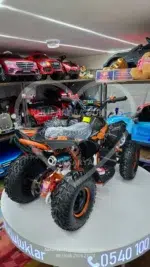 49 CC Benzinli Turuncu Çocuk ATV - Profesyonel Arazi Tipi Cross Motor - Görsel 8