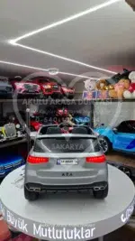 TOGG Esintili Akar Toys ATA 12V Akülü Araba - Gri Çift Kişilik Dans Modlu - Görsel 4