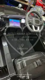 Babyhope 445 Premium Siyah 12V Akülü Araba - Tablet Ekranlı ve EVA Tekerlekli - Görsel 18