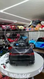 Babyhope 445 Premium Siyah 12V Akülü Araba - Tablet Ekranlı ve EVA Tekerlekli - Görsel 3