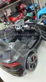 Babyhope 445 Premium Siyah 12V Akülü Araba - Tablet Ekranlı ve EVA Tekerlekli - Görsel 25