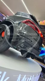 Babyhope 445 Premium Siyah 12V Akülü Araba - Tablet Ekranlı ve EVA Tekerlekli - Görsel 31