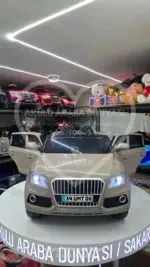 BabyHope Audi Q SUV 437 12V Kumandalı Akülü Jip - Kahverengi Premium