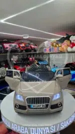 BabyHope Audi Q SUV 437 12V Kumandalı Akülü Jip - Kahverengi Premium - Görsel 14