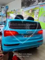 BabyHope Audi Q SUV 437 12V Kumandalı Akülü Jip - Turkuaz - Görsel 7
