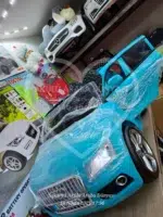 BabyHope Audi Q SUV 437 12V Kumandalı Akülü Jip - Turkuaz - Görsel 9