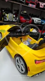 Chevrolet Camaro Akülü Araba Lisanslı 12V Kumandalı - Premium Seri EVA Teker - Görsel 11