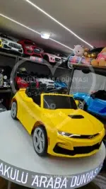 Chevrolet Camaro Akülü Araba Lisanslı 12V Kumandalı - Premium Seri EVA Teker - Görsel 18