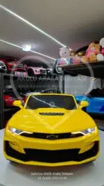 Chevrolet Camaro Akülü Araba Lisanslı 12V Kumandalı - Premium Seri EVA Teker - Görsel 24