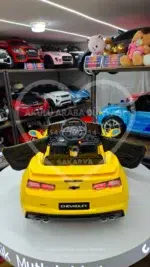 Chevrolet Camaro Akülü Araba Lisanslı 12V Kumandalı - Premium Seri EVA Teker - Görsel 4