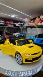 Chevrolet Camaro Akülü Araba Lisanslı 12V Kumandalı - Premium Seri EVA Teker - Görsel 7