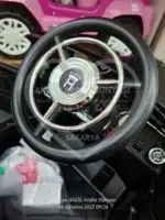 Classic Audi Horch 24V Ebeveyn Koltuklu Akülü Araba - Metalik Siyah Premium Seri - Görsel 25