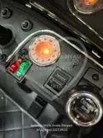 Classic Audi Horch 24V Ebeveyn Koltuklu Akülü Araba - Metalik Siyah Premium Seri - Görsel 26