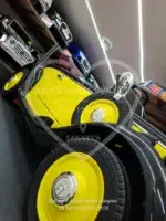 Classic Audi Horch 24V Ebeveyn Koltuklu Akülü Araba - Metalik Siyah Premium Seri - Görsel 30