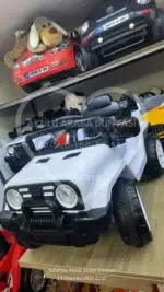 Dolu Sahara 12V Beyaz Uzaktan Kumandalı Akülü Jip - Gerçek Amortisörlü Fiyat Performans Aracı - Görsel 18