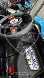 BMW i8 Görünümlü Akülü Araba Furkan Toys Cool Motors 12V - Siyah/Sarı Yarış Serisi - Görsel 19