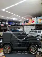 Mercedes-Benz G63 AMG 24V 4x4 Çift Kişilik Lisanslı Akülü Araba - Metalik Siyah Premium - Görsel 12