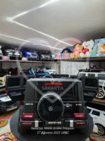 Mercedes-Benz G63 AMG 24V 4x4 Çift Kişilik Lisanslı Akülü Araba - Metalik Siyah Premium - Görsel 19