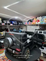 Mercedes-Benz G63 AMG 24V 4x4 Çift Kişilik Lisanslı Akülü Araba - Metalik Siyah Premium - Görsel 20