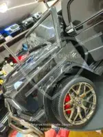 Mercedes-Benz G63 AMG 24V 4x4 Çift Kişilik Lisanslı Akülü Araba - Metalik Siyah Premium - Görsel 24