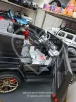 Mercedes-Benz G63 AMG 24V 4x4 Çift Kişilik Lisanslı Akülü Araba - Metalik Siyah Premium - Görsel 30