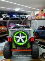 Mercedes Stil XXXL Battal Boy 4x4 Akülü Jip - 12V 12Ah Devasa Güç & Işıklı Şov - Görsel 2