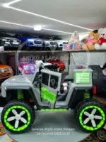 Mercedes Stil XXXL Battal Boy 4x4 Akülü Jip - 12V 12Ah Devasa Güç & Işıklı Şov - Görsel 13