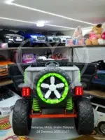 Mercedes Stil XXXL Battal Boy 4x4 Akülü Jip - 12V 12Ah Devasa Güç & Işıklı Şov - Görsel 15