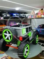 Mercedes Stil XXXL Battal Boy 4x4 Akülü Jip - 12V 12Ah Devasa Güç & Işıklı Şov - Görsel 3