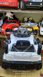 Dolu Sahara 12V Beyaz Uzaktan Kumandalı Akülü Jip - Gerçek Amortisörlü Fiyat Performans Aracı - Görsel 25