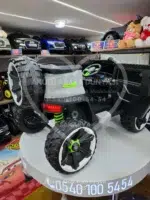 12V Dev Boyut 4x4 Jeep Akülü Araba - Cep Telefonu Kontrollü Gri - Görsel 12