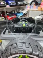 12V Dev Boyut 4x4 Jeep Akülü Araba - Cep Telefonu Kontrollü Gri - Görsel 20