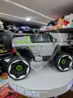 12V Dev Boyut 4x4 Jeep Akülü Araba - Cep Telefonu Kontrollü Gri - Görsel 4