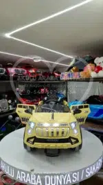 Pilsan Savana 12V Uzaktan Kumandalı Akülü Araba - Bej - Yerli Dev