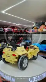 Pilsan Savana 12V Uzaktan Kumandalı Akülü Araba - Bej - Yerli Dev - Görsel 32