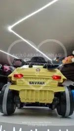 Pilsan Savana 12V Uzaktan Kumandalı Akülü Araba - Bej - Yerli Dev - Görsel 26