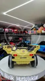 Pilsan Savana 12V Uzaktan Kumandalı Akülü Araba - Bej - Yerli Dev - Görsel 30
