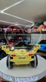 Pilsan Savana 12V Uzaktan Kumandalı Akülü Araba - Bej - Yerli Dev - Görsel 31