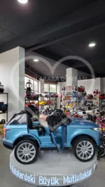Range Rover 24V Metalik Açık Mavi Mega Boy Tablet Ekranlı Lisanslı Akülü Jip - Montaj Dahil Hazır Teslim! - Görsel 9