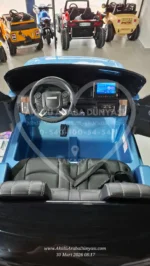 Range Rover 24V Metalik Açık Mavi Mega Boy Tablet Ekranlı Lisanslı Akülü Jip - Montaj Dahil Hazır Teslim! - Görsel 6