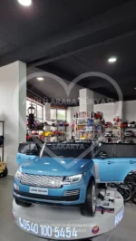 Range Rover 24V Metalik Açık Mavi Mega Boy Tablet Ekranlı Lisanslı Akülü Jip - Montaj Dahil Hazır Teslim! - Görsel 16