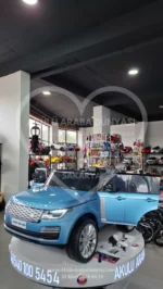 Range Rover 24V Metalik Açık Mavi Mega Boy Tablet Ekranlı Lisanslı Akülü Jip - Montaj Dahil Hazır Teslim! - Görsel 22