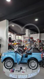 Range Rover 24V Metalik Açık Mavi Mega Boy Tablet Ekranlı Lisanslı Akülü Jip - Montaj Dahil Hazır Teslim! - Görsel 21