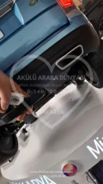 Range Rover 24V Metalik Açık Mavi Mega Boy Tablet Ekranlı Lisanslı Akülü Jip - Montaj Dahil Hazır Teslim! - Görsel 19