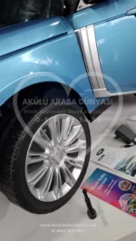 Range Rover 24V Metalik Açık Mavi Mega Boy Tablet Ekranlı Lisanslı Akülü Jip - Montaj Dahil Hazır Teslim! - Görsel 17
