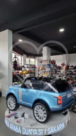 Range Rover 24V Metalik Açık Mavi Mega Boy Tablet Ekranlı Lisanslı Akülü Jip - Montaj Dahil Hazır Teslim! - Görsel 26