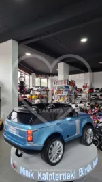 Range Rover 24V Metalik Açık Mavi Mega Boy Tablet Ekranlı Lisanslı Akülü Jip - Montaj Dahil Hazır Teslim! - Görsel 33