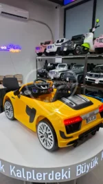 BabyHope 446 RS88 12V Kumandalı Akülü Araba - Çapkın Sarı Lansman Modeli