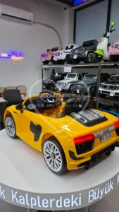 BabyHope 446 RS88 12V Kumandalı Akülü Araba - Çapkın Sarı Lansman Modeli