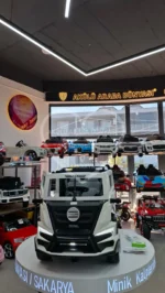 Pilsan Mega Akülü Tır 05-292 (24 Volt 4x2 Kumandalı) Çakar Ledli Çekici Kamyon Beyaz - Görsel 23